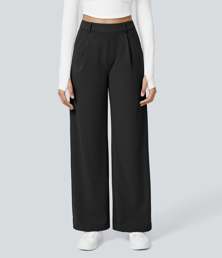 Le Fluide — Pantalon Tailleur Ample Plissé
